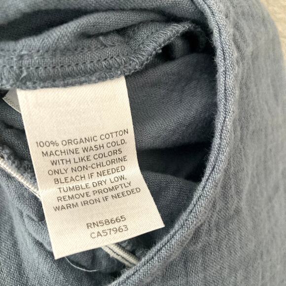 Treasure & Bond Muslin Cotton Jumpsuit - Blue - Medium 8/10 - Picture 7 of 8